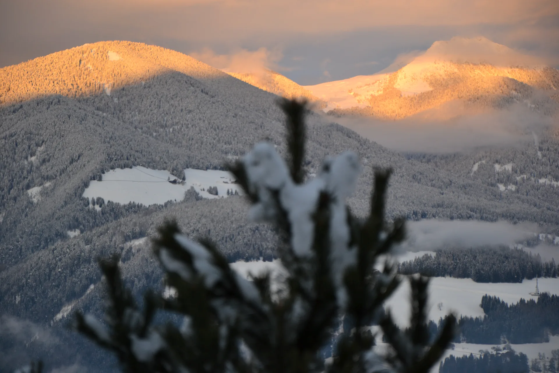 Winterlandschaft bei Olang