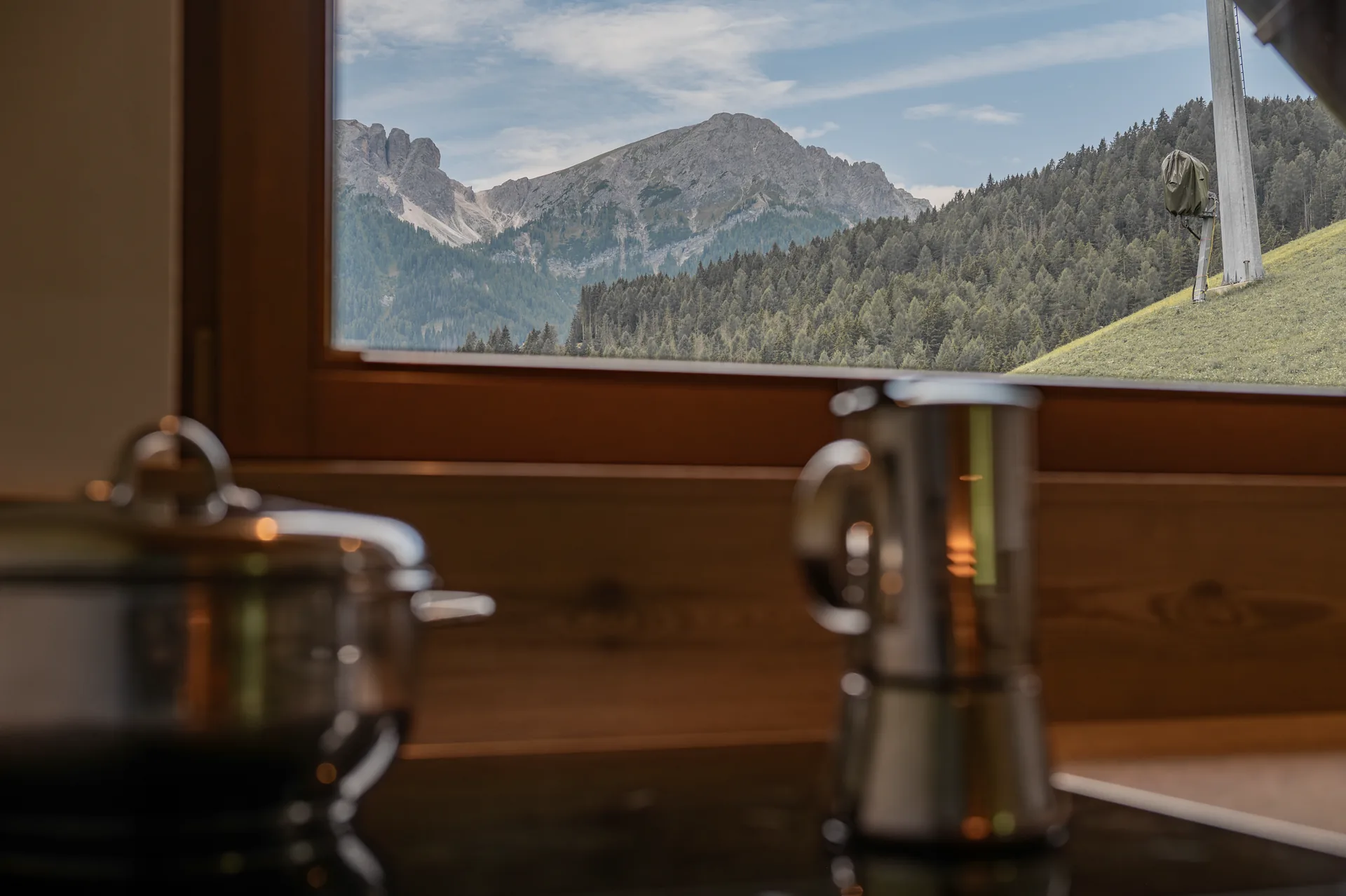 Bergaussicht vom Apartment Weitblick